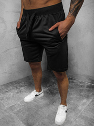 Spodenki dresowe męskie czarne OZONEE JS/DK08Z