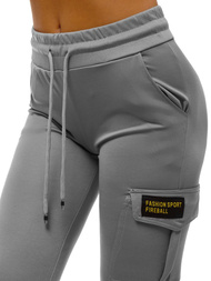 Spodnie dresowe damskie szare OZONEE O/82320