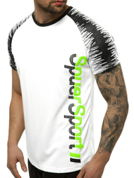 T-Shirt męski biały OZONEE JS/KS2069