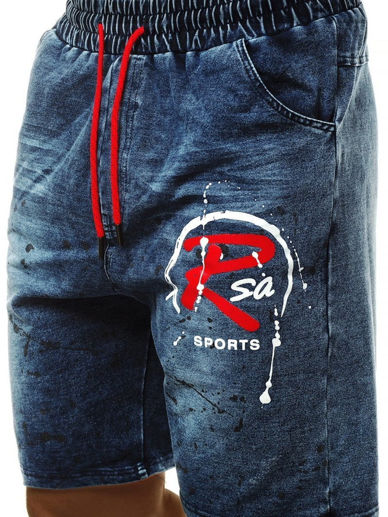 Шорти джинові чоловічі Синi OZONEE JS/KK1075