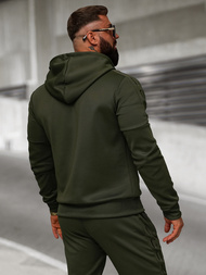 Komplet dresowy męski khaki OZONEE O/LN11760