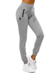 Spodnie dresowe damskie szare OZONEE O/9878