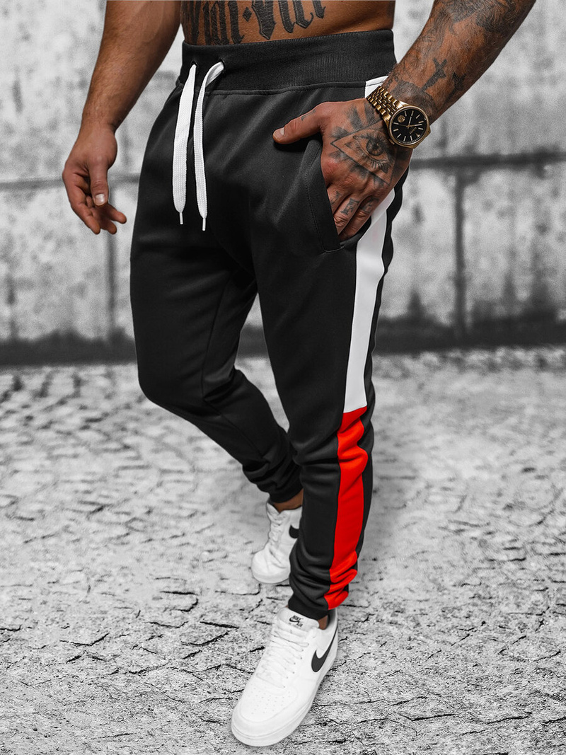 Штани Cпортивні Чоловічі Чорнi OZONEE JS/JK99113