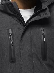 Kurtka zimowa męska grafitowa OZONEE O/9804