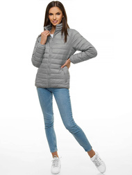 Kurtka przejściowa damska szara OZONEE JS/M23037/92