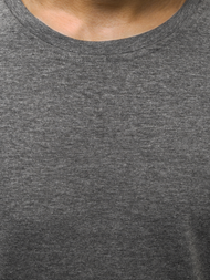 Футболка з довгим рукавом чоловіча Темно-сіра OZONEE JS/CX01