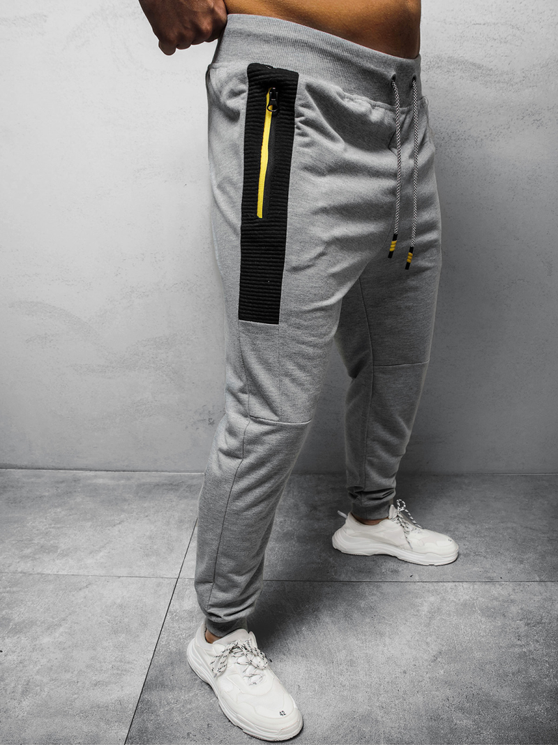 Spodnie dresowe męskie szare OZONEE JS/68K10221