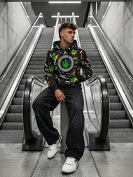 Толстовка чоловіча Чорна OZONEE O/B269Z