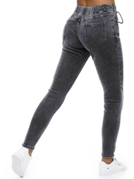 Штани Жіночі джинсові Темно-сірі OZONEE O/WL1863