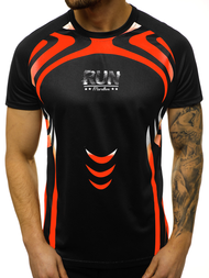 T-Shirt męski czarny OZONEE JS/KS2062