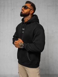 Толстовка чорна OZONEE O/SWE23013Z