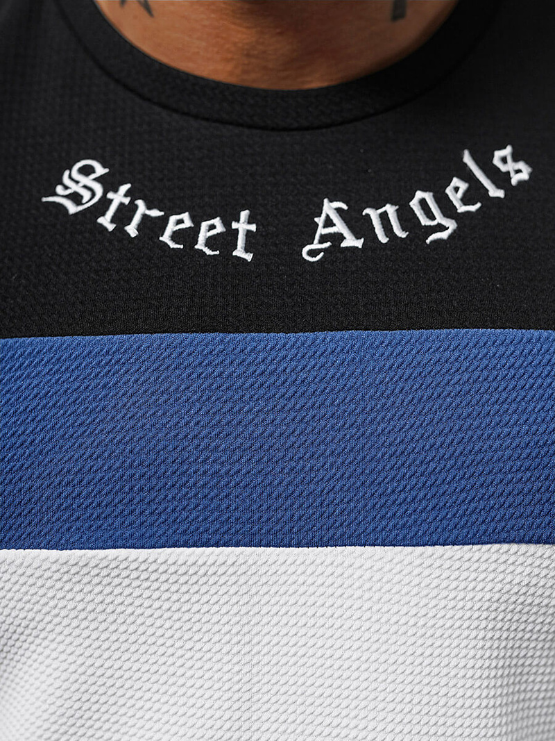 T-shirt męski biały OZONEE O/P1163