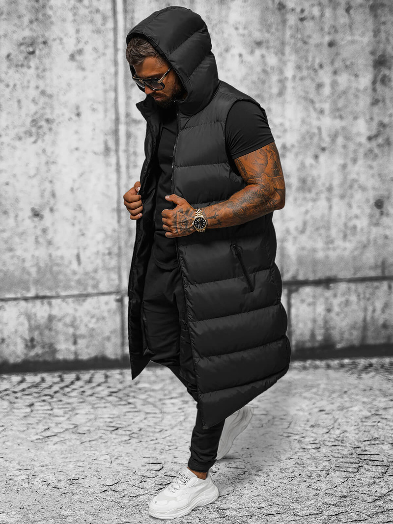 Безрукавка чоловіча чорна OZONEE O/M3203Z