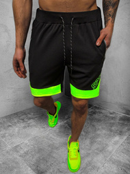 Spodenki dresowe męskie czarne OZONEE JS/KS2606