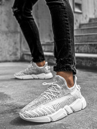 Снікерси Бiло-Чорна OZONEE O/503