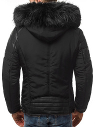 Kurtka zimowa męska czarna OZONEE O/88835 