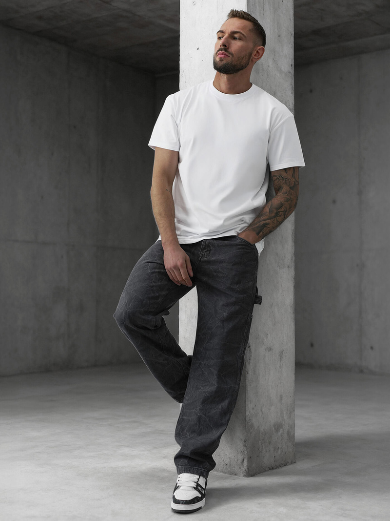 Чоловічі джинси Графітові OZONEE O/KK2828/5