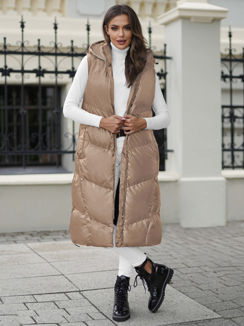 Стьобаний жіночий жилет Гiрчична OZONEE JS/5M3183/84Z