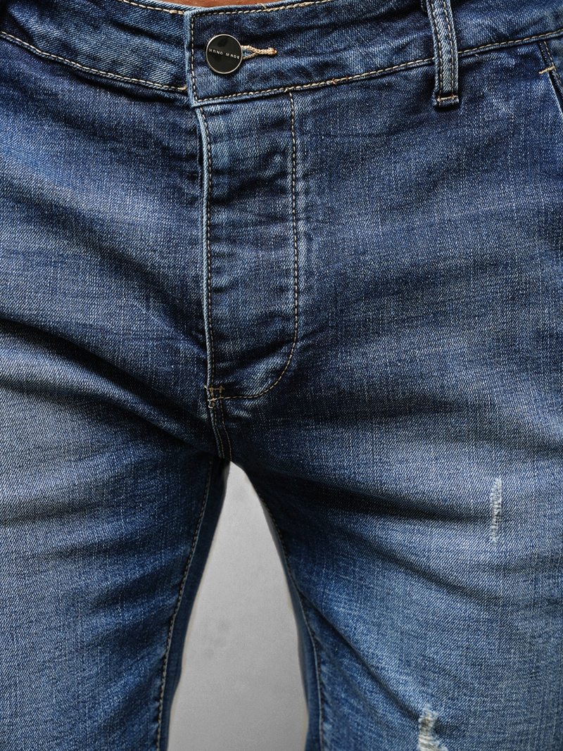 Spodenki męskie jeansowe niebieskie OZONEE NB/MP0042B