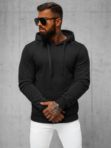 Bluza męska z kapturem czarna OZONEE JS/2009Z