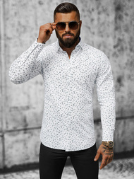 Класична сорочка чоловіча Бiла OZONEE O/V14