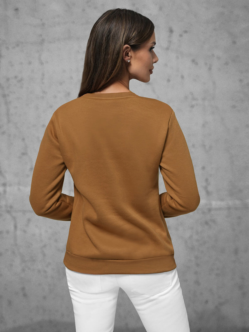 Bluza damska brązowa OZONEE JS/W01/157Z