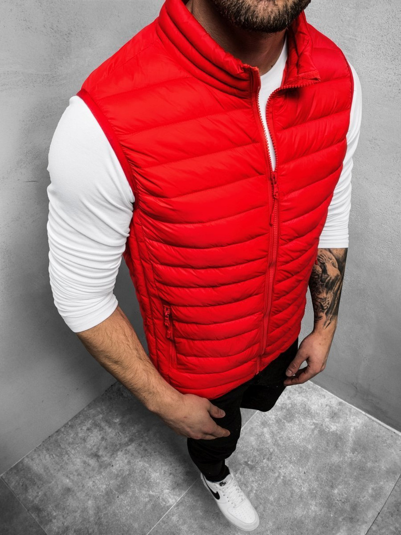 Безрукавка чоловіча Червона OZONEE JS/LY32Z