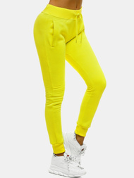 Спортивні штани жіночі Жовті-неон OZONEE JS/CK01/33