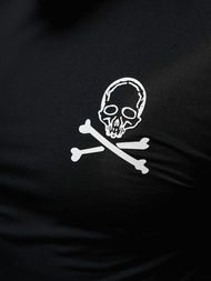 T-shirt męski slim fit czarny OZONEE NB/MT3066