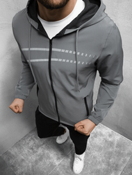 Kurtka przejściowa męska szara OZONEE JS/M10299