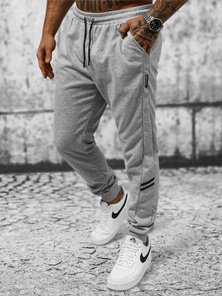 Spodnie dresowe męskie szare OZONEE JS/8K205