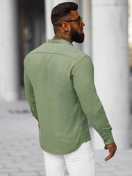 Koszula męska khaki OZONEE O/V114