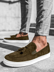 Чоловіче взуття снікерси Slip On Хакi TAM/475