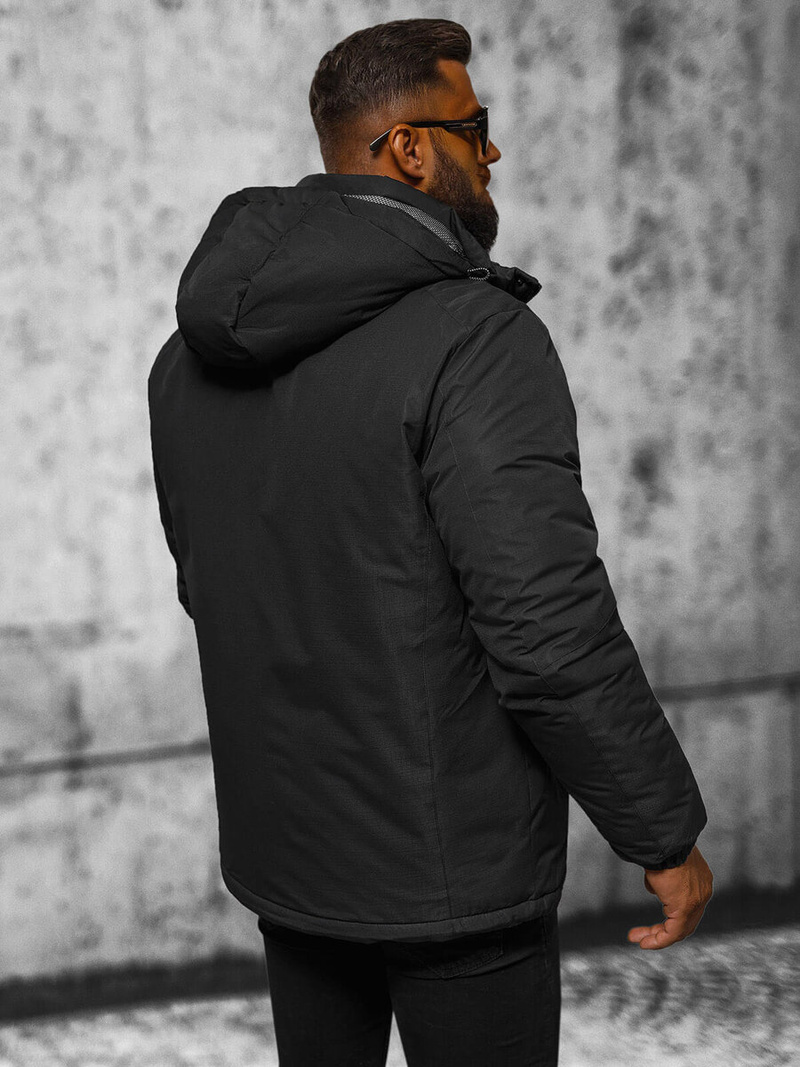 Куртка чоловіча чорна OZONEE JS/22M321/392