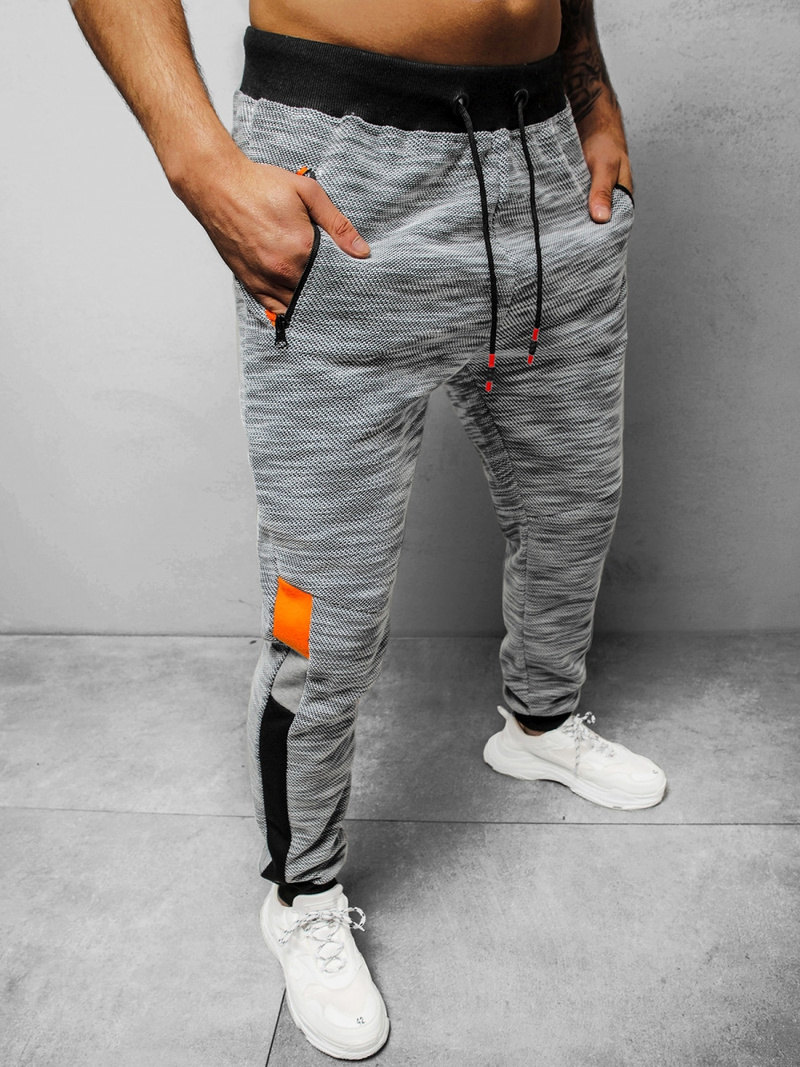 Spodnie dresowe męskie szare OZONEE JS/K60020Z