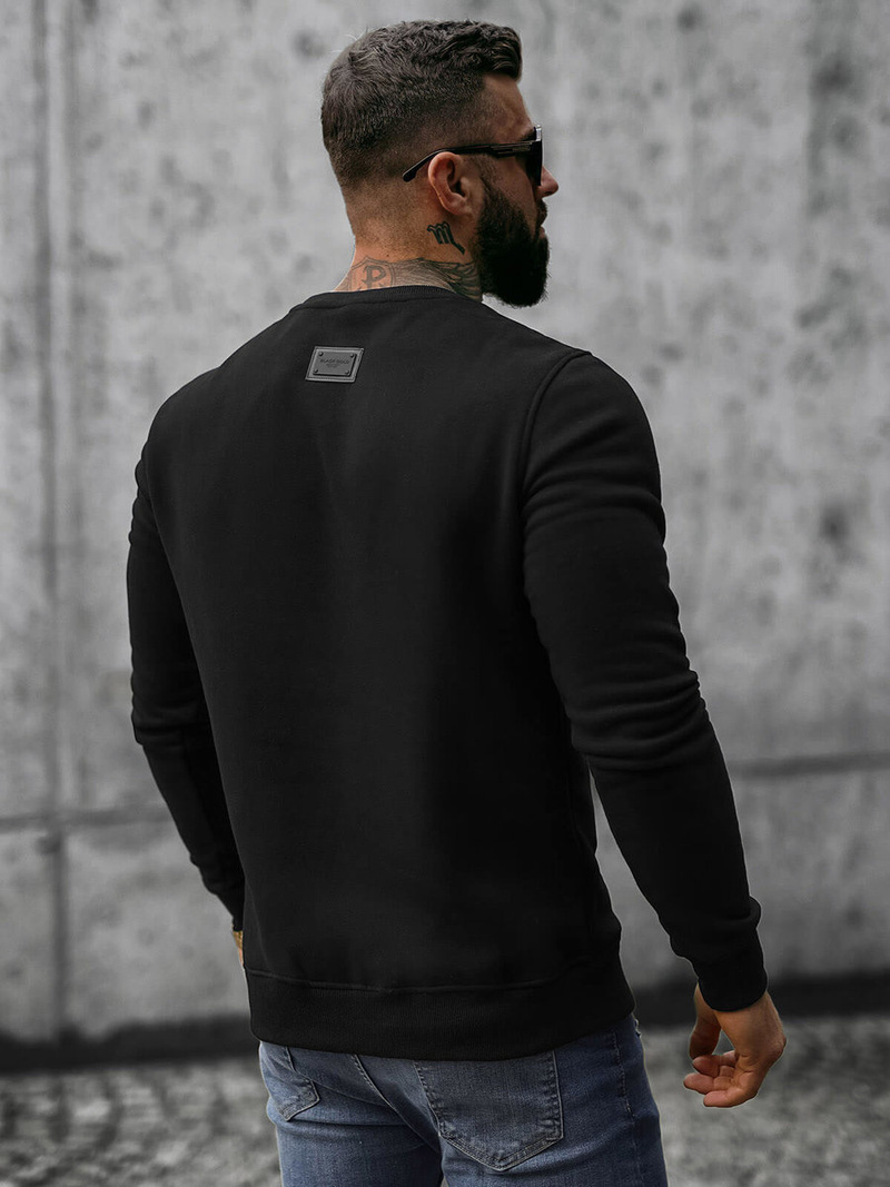 Толстовка чоловіча Чорна OZONEE NB/MF2005Z