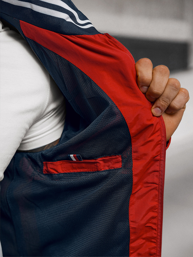 Kurtka męska czerwona OZONEE JS/5M3101/270Z