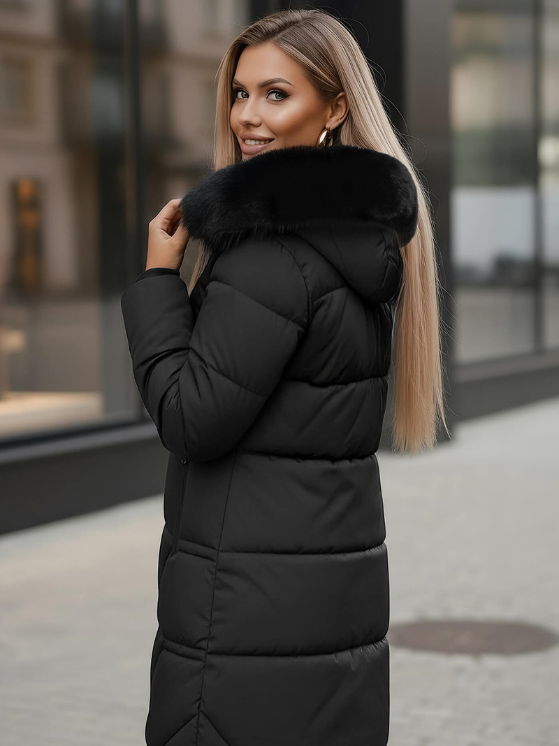 Куртка жіноча чорна OZONEE JS/16M9099/392Z