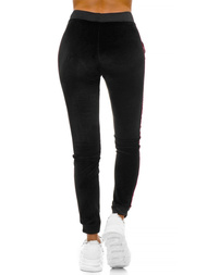 Spodnie dresowe damskie czarne OZONEE O/82275