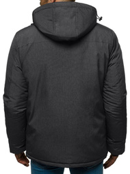 Kurtka zimowa męska grafitowa OZONEE O/9804