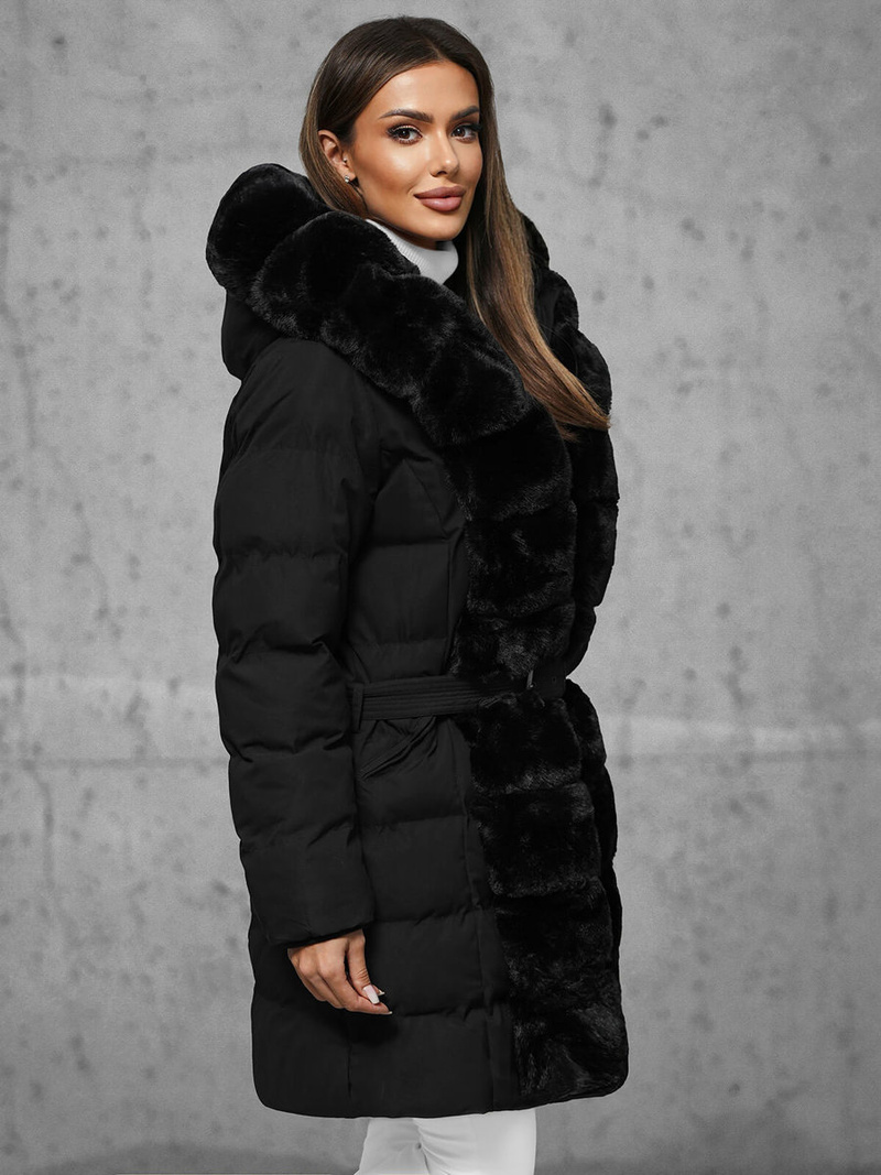 Куртка жіноча чорна OZONEE JS/5M3158/392