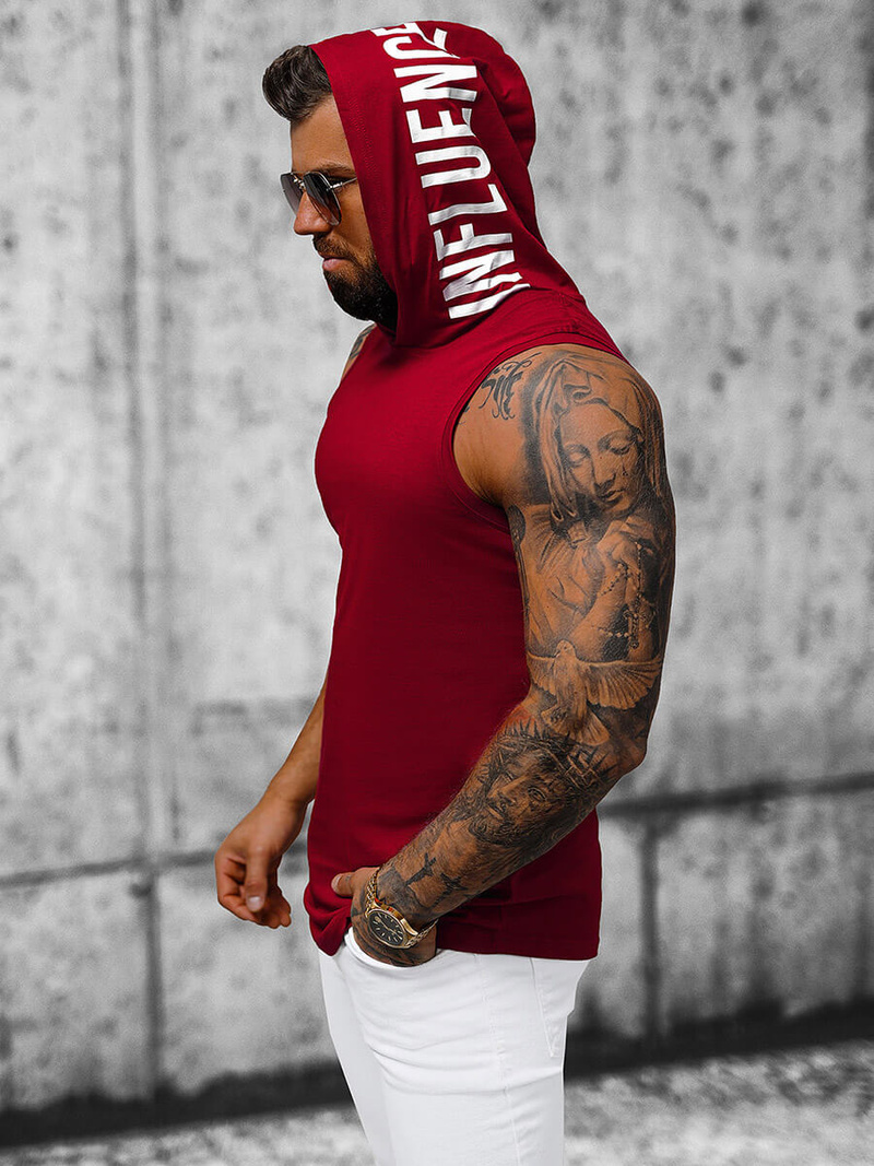 Майка чоловіча Бордова OZONEE O/2537Z