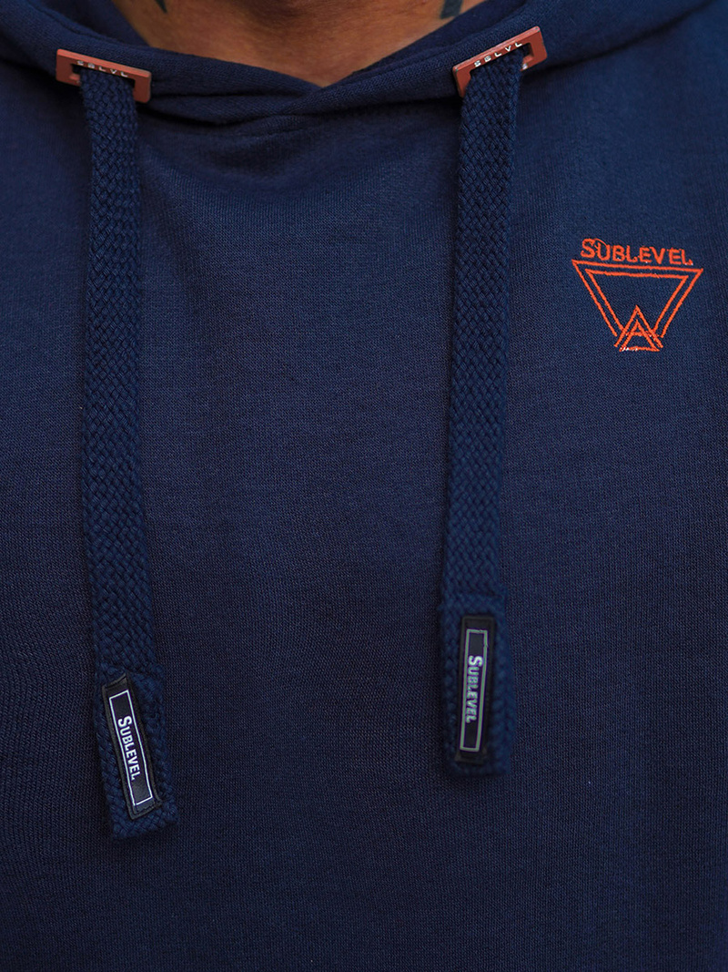 Толстовка чоловіча Темно-Синя OZONEE O/H1060