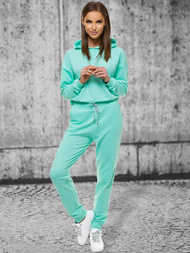 Komplet dresowy dwuczęściowy miętowy OZONEE O/12109