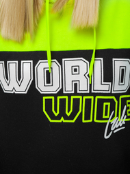 Жіноча Толстовка з капюшоном Чорна OZONEE JS/KSW2006