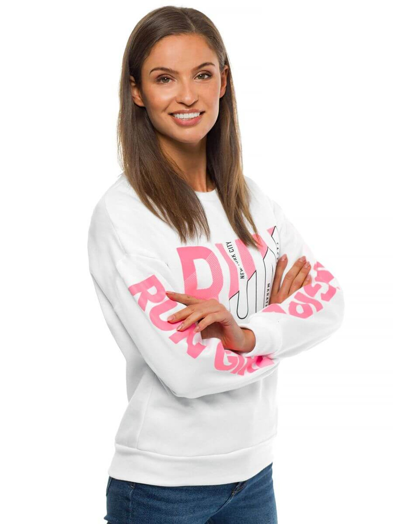 Bluza damska biała OZONEE JS/B26006