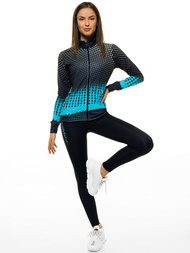 Жіночий спортивний костюм з трьох частин Чорний OZONEE O/18802