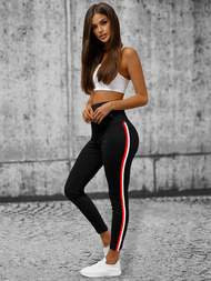 Legginsy damskie czarne OZONEE O/TS203/1