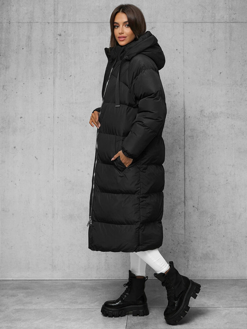 Куртка жіноча чорна OZONEE JS/5M3163/392Z