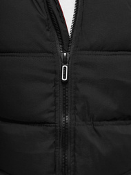 Kamizelka męska z kapturem czarna OZONEE JS/84M3027/392